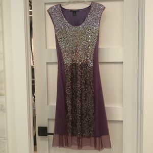 Sequin dress.